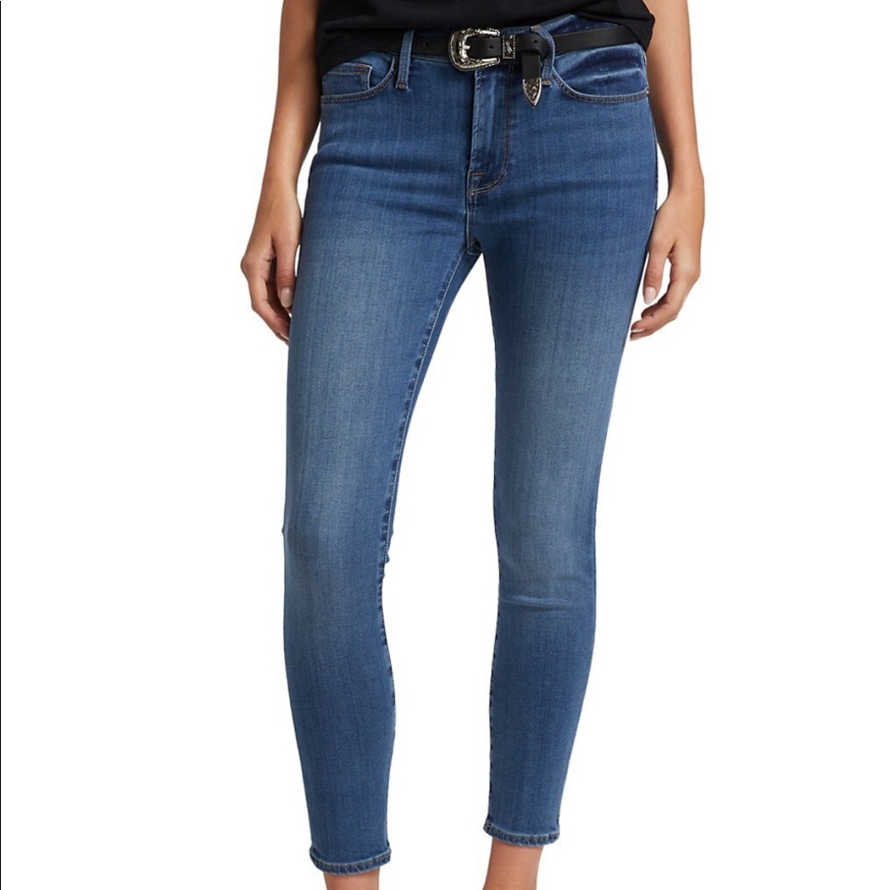Frame Le Skinny De Jeanne Cropped Jeans
